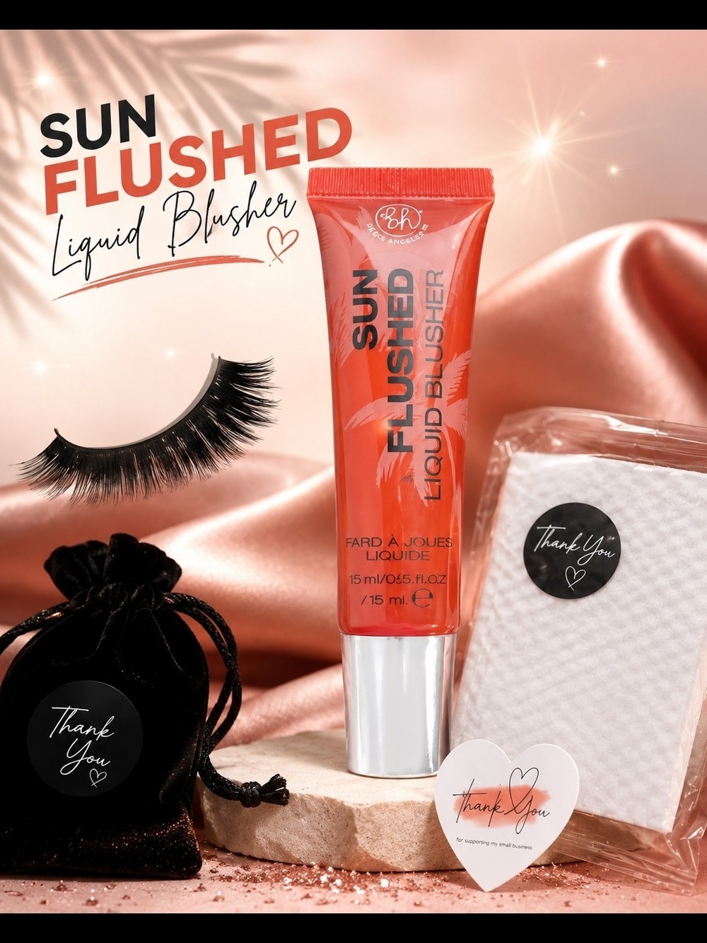 Sun Flushed Liquid Blusher Coral Pink